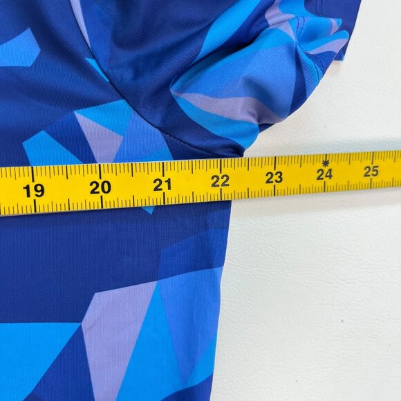 NWT Redvanly Polo Shirt Mens Geometric Bond Performance Golf Active Tech M - Picture 10 of 12